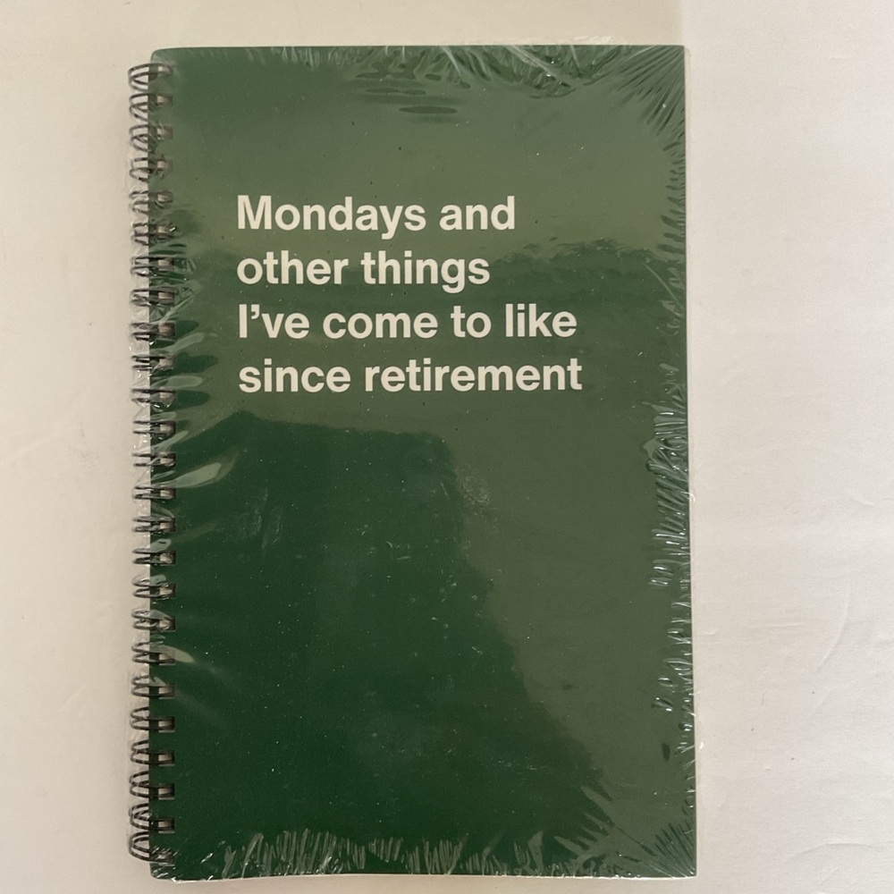 WTF Notebooks Retirement Notebook Journal
